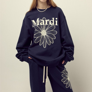 OVERSIZED 圓領 SWEATSHIRT FLOWERMARDI